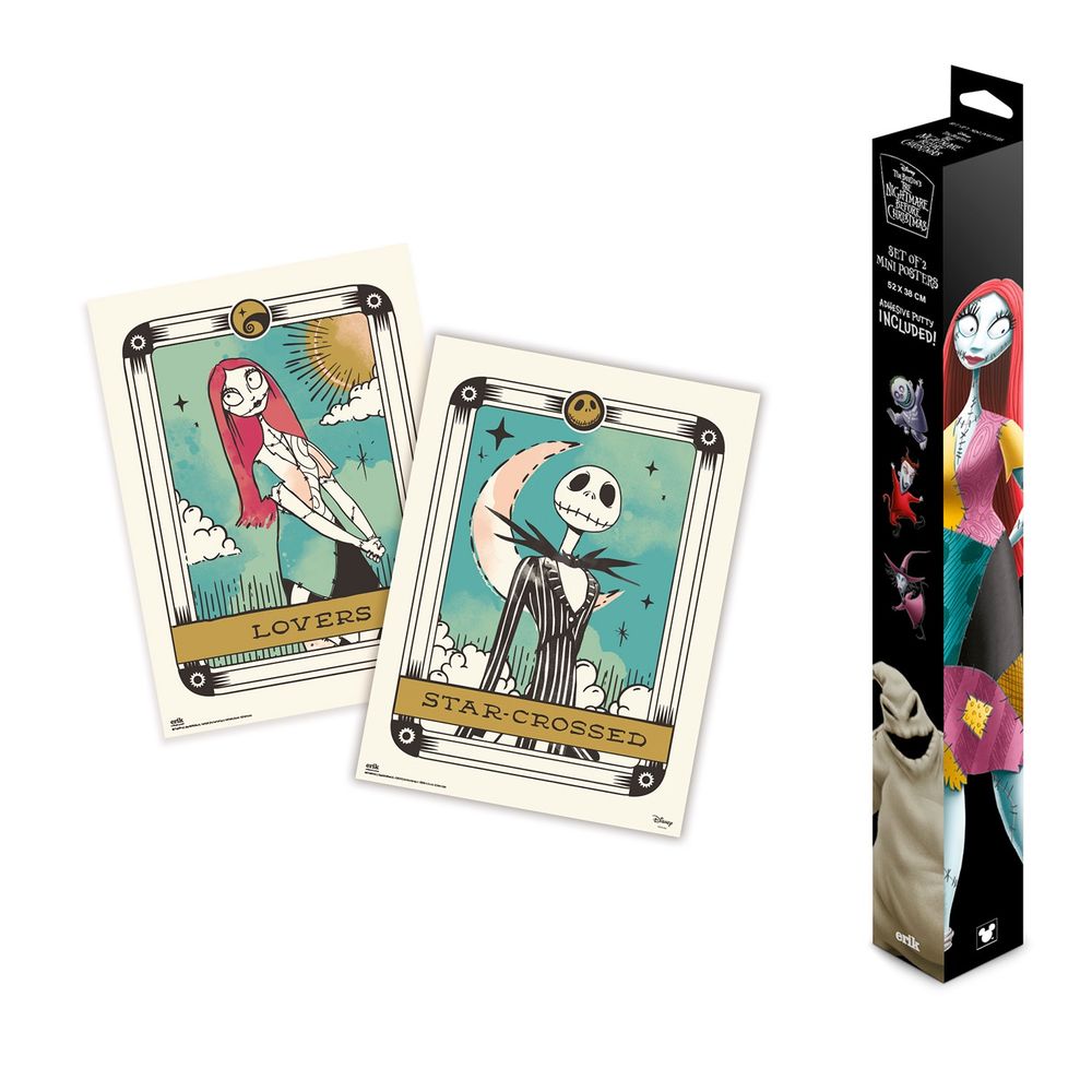 Grupo Erik Disney The Nightmare Before Christmas Ensemble de miniaffiches - Multicolore
